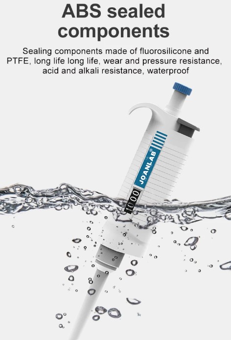 JOANLAB Micropipette Autoclaveable Pipet Mikro Autoklaf P20/P50/P100/P200/P1000/P5000/P10000