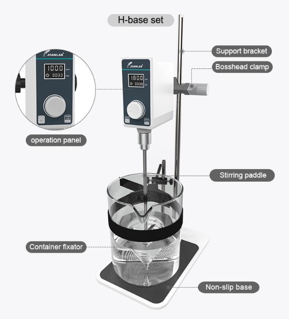 JOANLAB Overhead Stirrer Pengaduk Pencampur Liquid Mixer Lab 10L OS15S