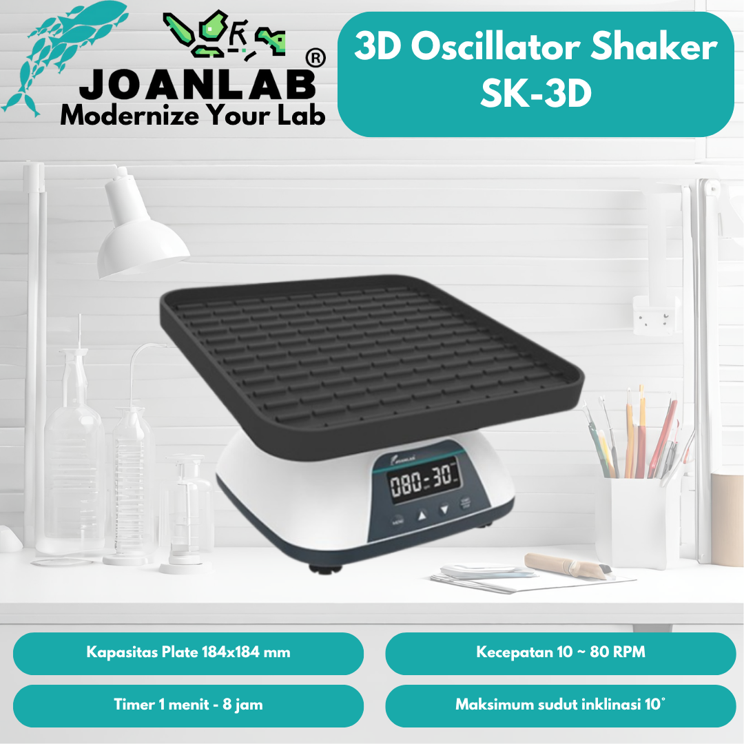 JOANLAB 3D Shaker Oscillator Rotator Laboratorium Industrial SK-3D