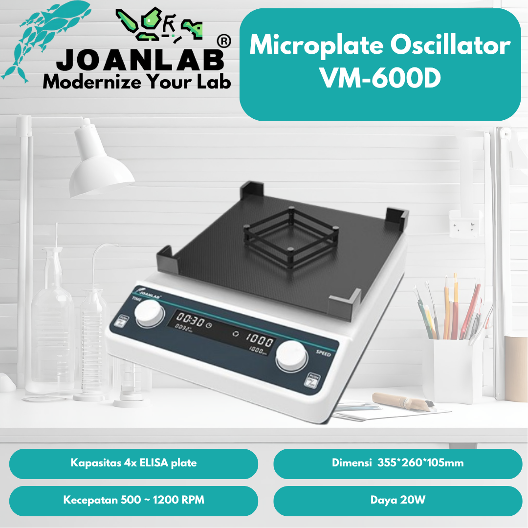 JOANLAB Microplate Oscillator ELISA Plate Deep Tissue Culture VM-600D