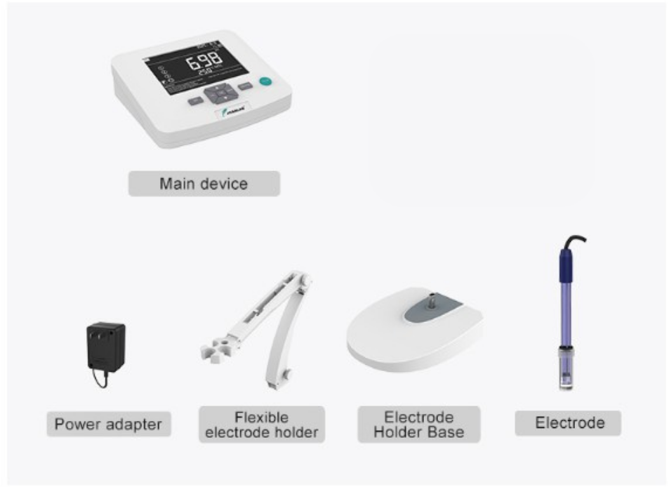 JoanLab Desktop pH Meter Bench Water Quality Analysis Lab Keasaman PH300Pro