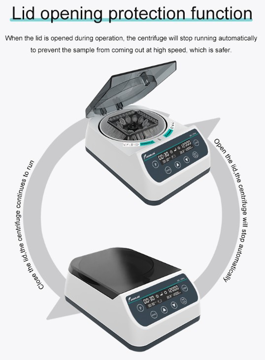 JOANLAB High Speed Centrifuge Mesin Sentrifugal Kecepatan Tinggi 14500 RPM MC15PRO
