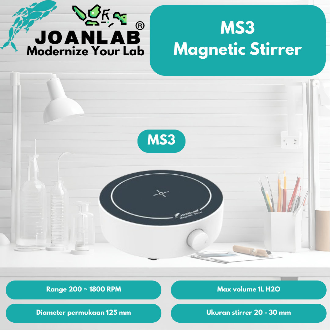 JOANLAB Magnetic Stirrer Pengaduk Magnet MS3