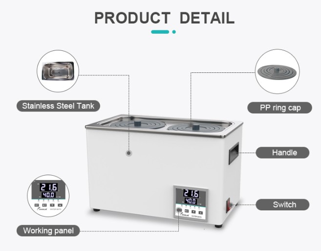 JOANLAB Water Bath Digital 1 Hole Lubang Timer WB100-1