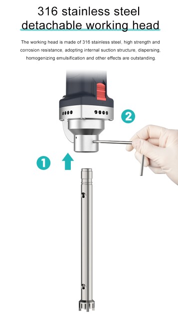 JOANLAB Homogenizer Skala Besar Emulsi Mesin Pencampuran HZ-300