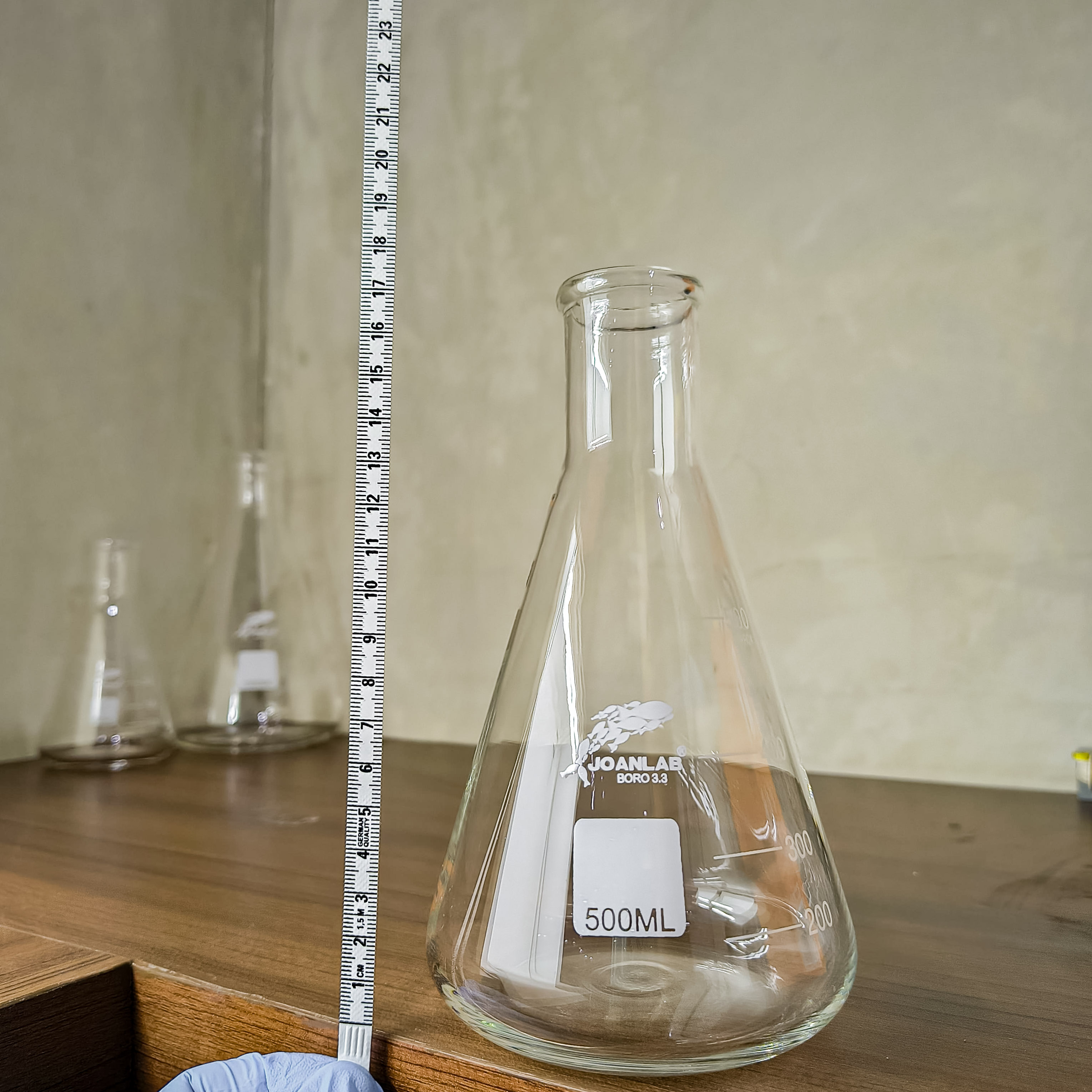 JOANLAB Tabung Erlenmeyer Labu Boro 3.3 500 ml
