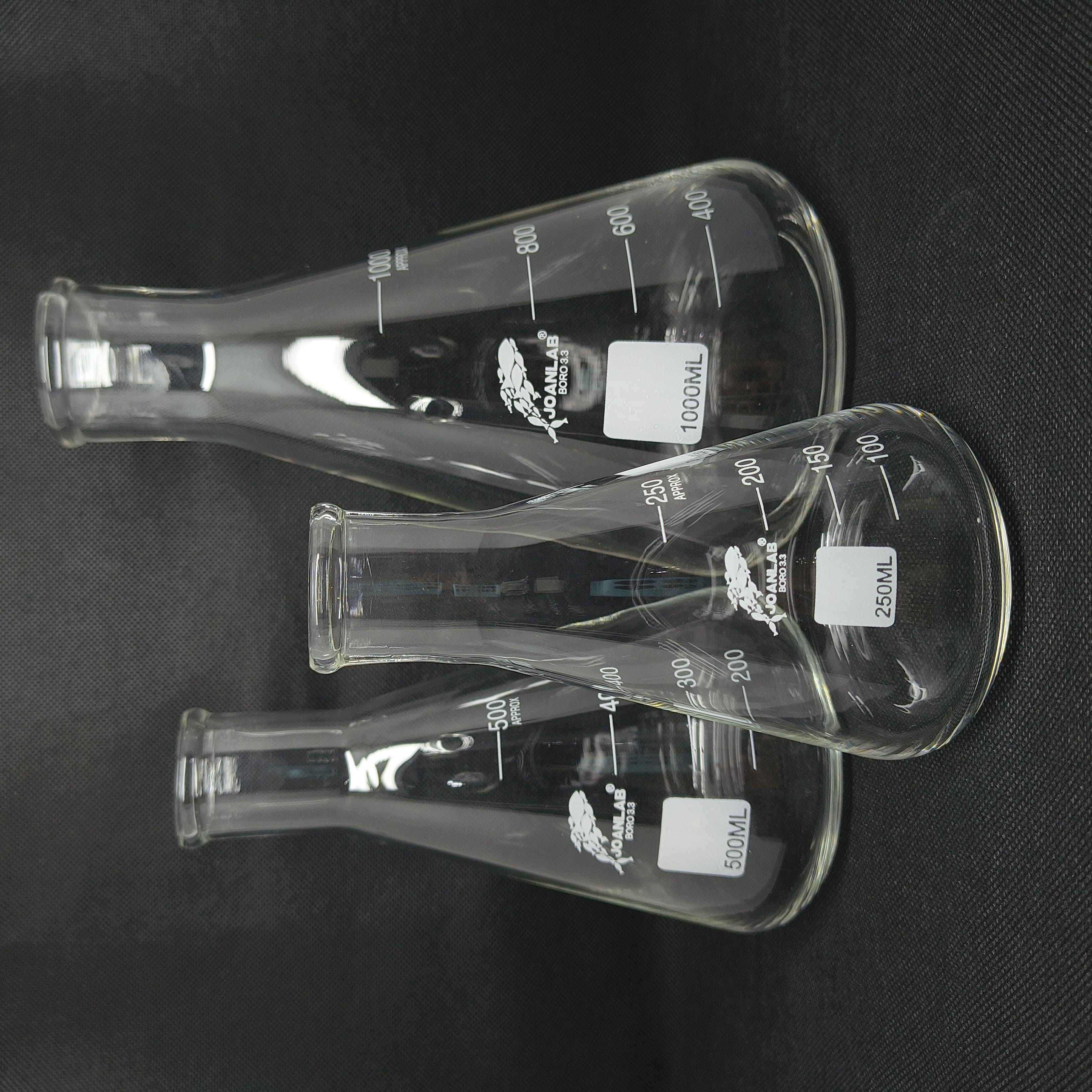 JOANLAB Tabung Erlenmeyer Labu Boro 3.3 500 ml
