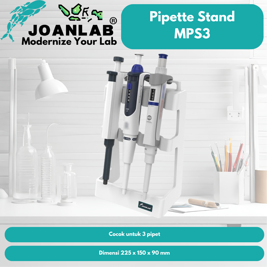 JOANLAB Pipette Stand Rak Pipet Lingkar 3 Pipet MPS3
