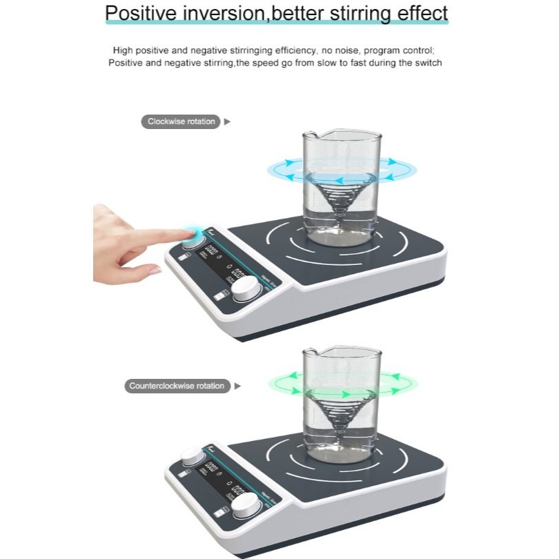 JOANLAB Magnetic Stirrer Large Pengaduk Magnet Capacity Kapasitas Besar 30L MS30L