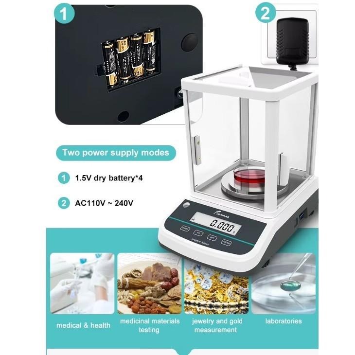 JOANLAB Digital Analytical Balance Dual Display Timbangan Dua Layar 0.001 gram 500 gr FA5003S