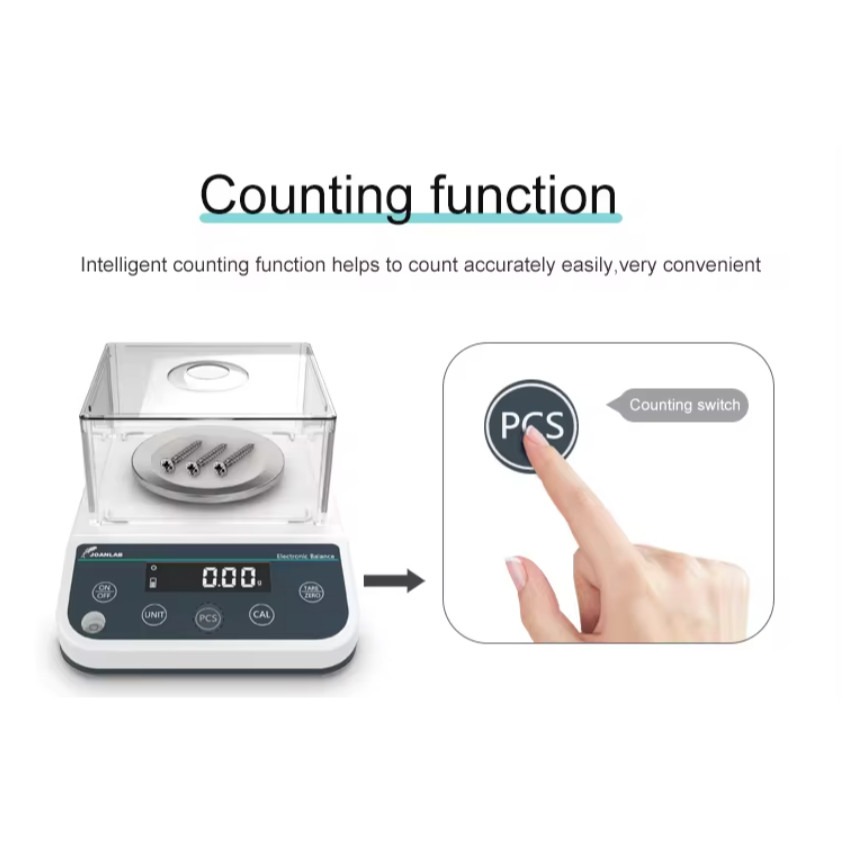 JOANLAB Precision Balance Timbangan Digital Electronic Resolusi 0.01 gram 100 gr JNB1002