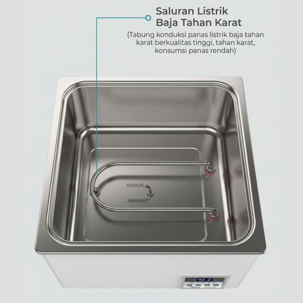 JOANLAB Water Bath Digital 8 Hole Lubang Timer WB100-8F