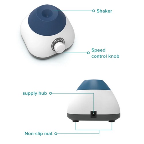 JOANLAB Mini Vortex Mixer Lab Circular Oscillator Pengaduk Kecil VM300S