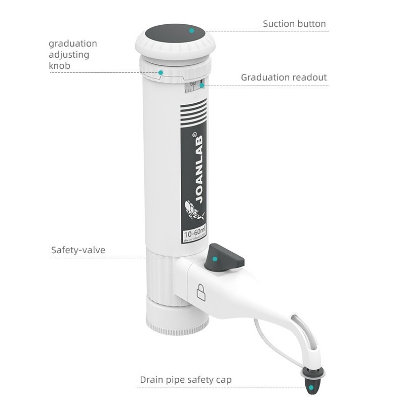 JOANLAB Bottle Top Dispenser 10-60 ml DA-60ML