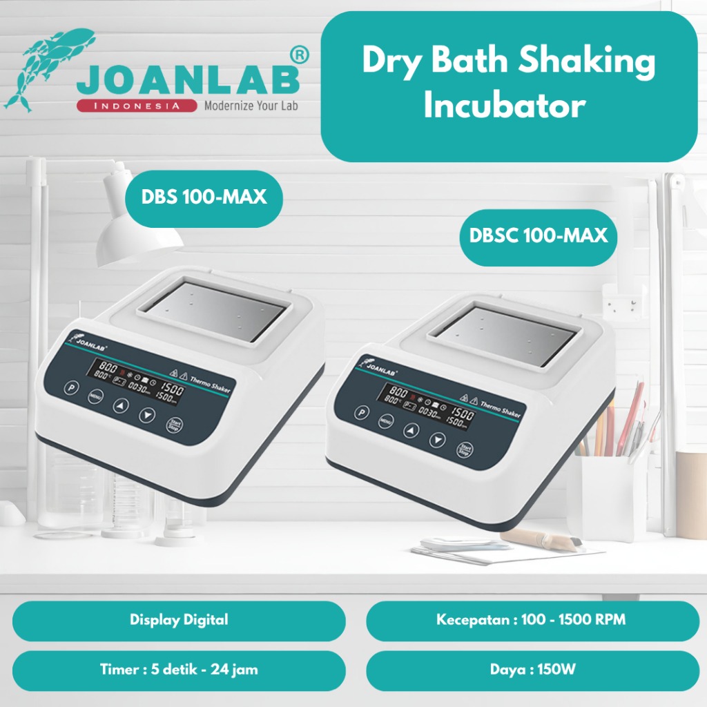 JOANLAB Dry Bath Shaking Incubator Heating DBS-100MAX