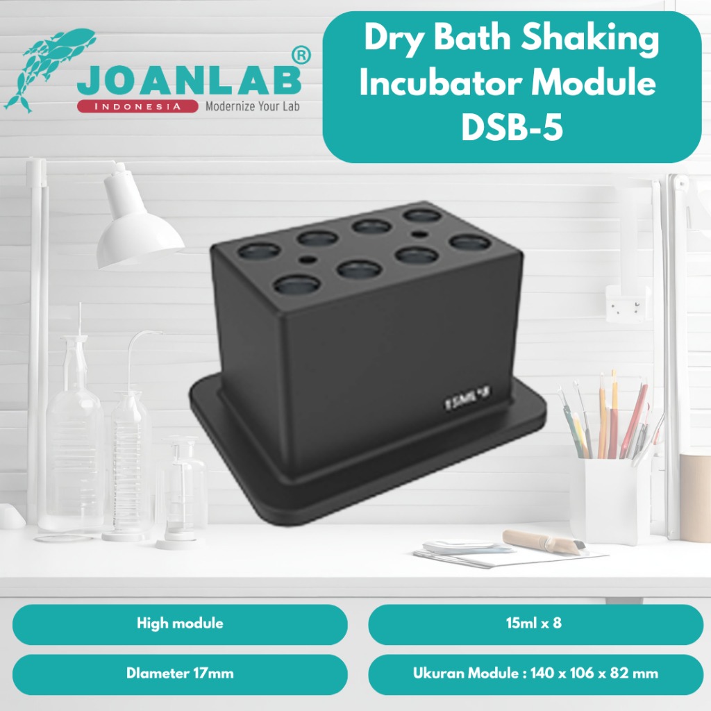 JOANLAB Modul DBS-5 untuk Dry Bath Shaking Incubator DBS-100MAX