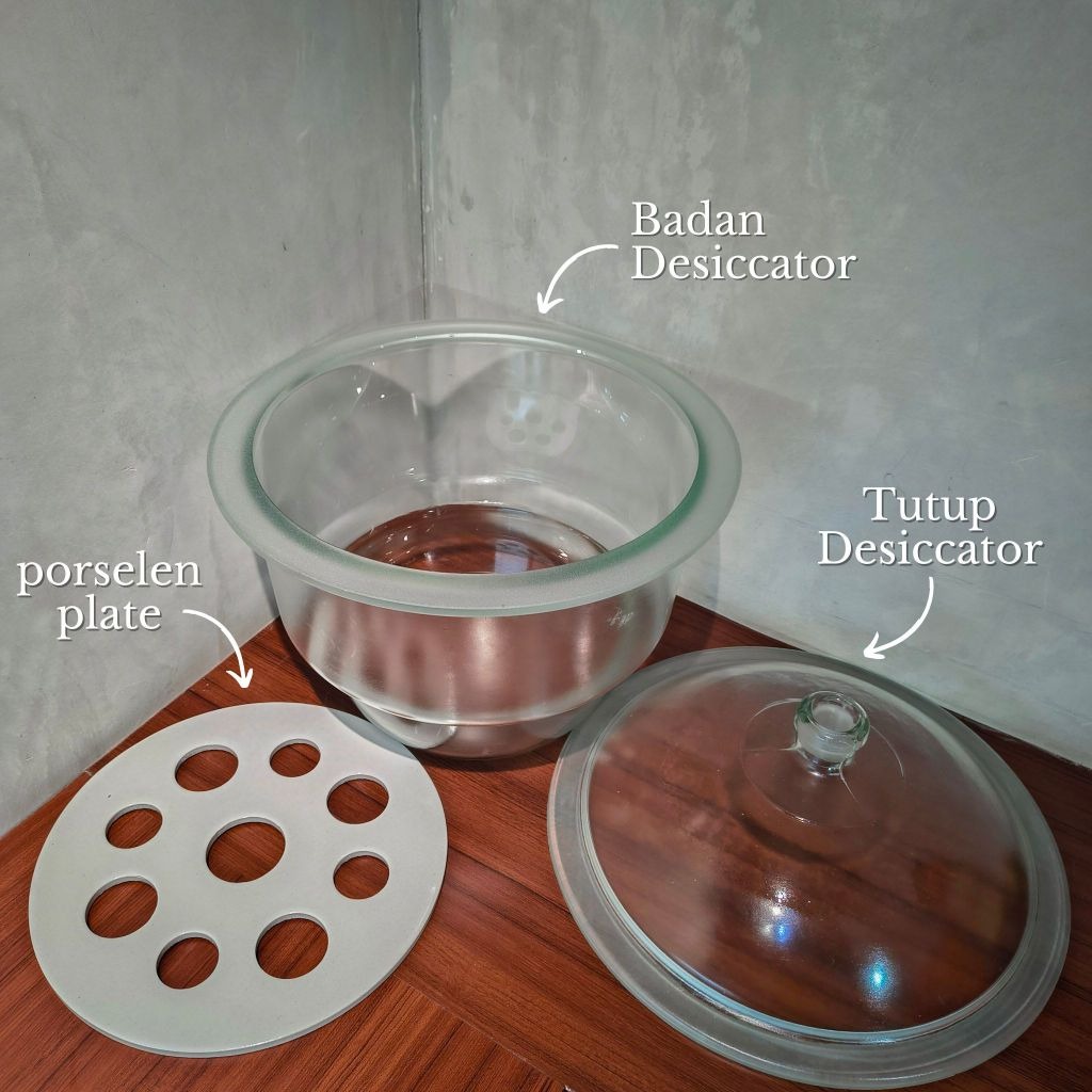 JOANLAB Desikator Desiccator Pengering 300 mm Boro 3.3