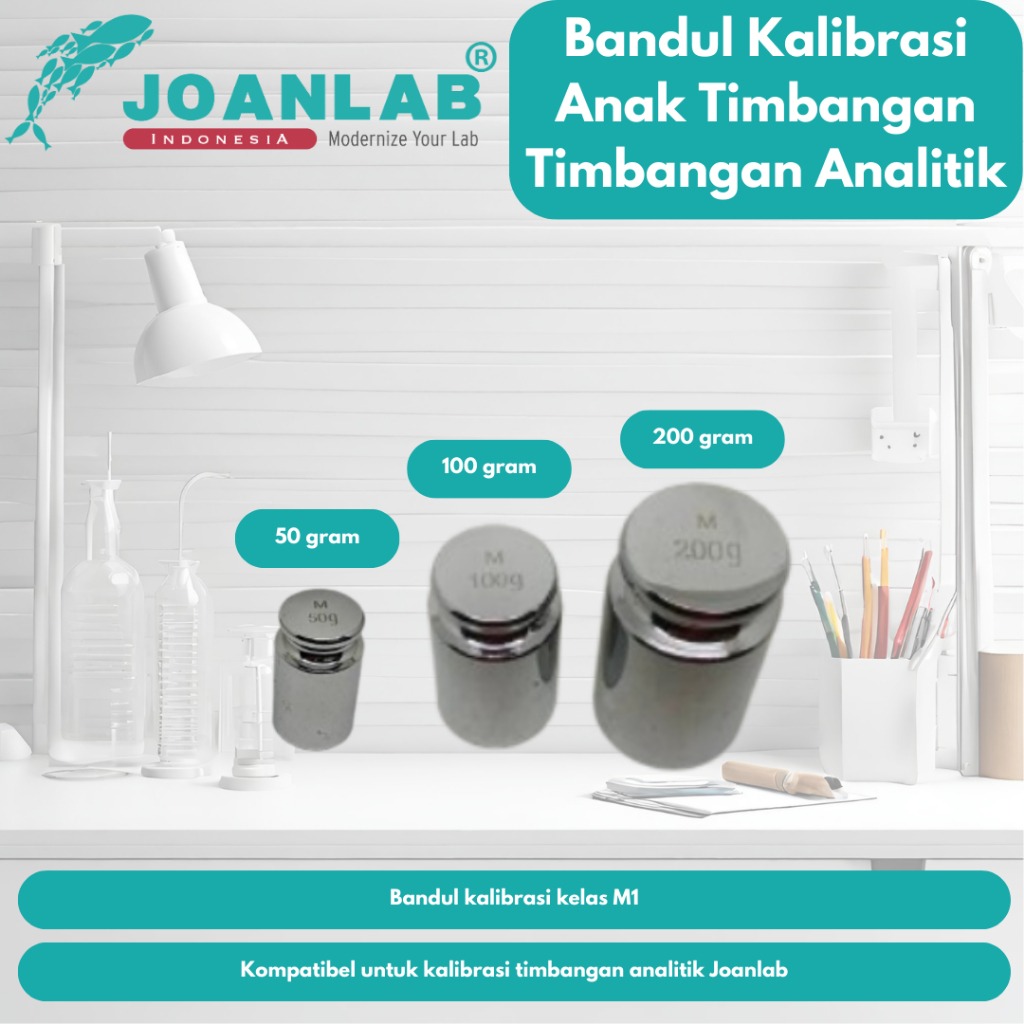 Bandul Beban Kalibrasi Anak Timbangan Analitik JOANLAB 50 gram
