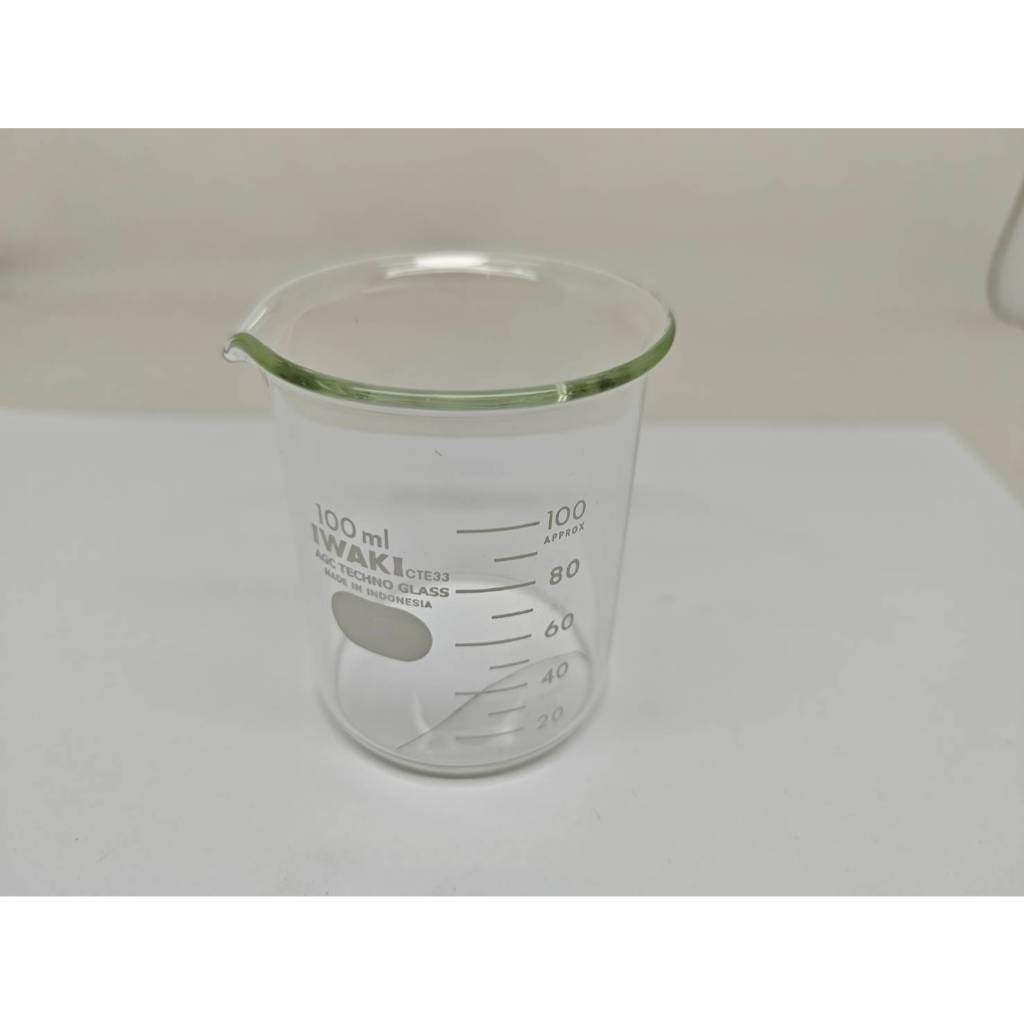 IWAKI Beaker Glass Gelas Kimia Boro 3.3 100 ml