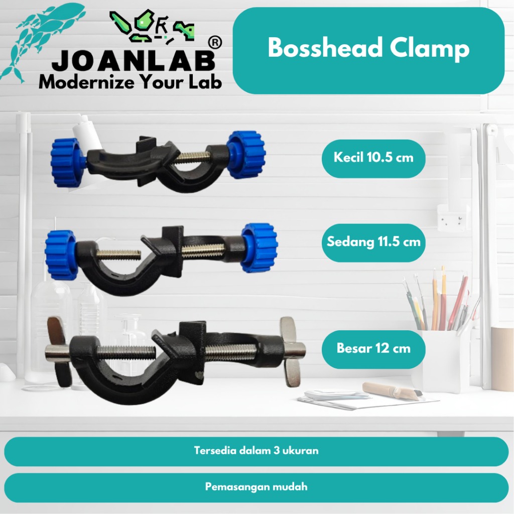 JOANLAB Bosshead Clamp Klem Boss Penjepit Holder Ukuran Kecil