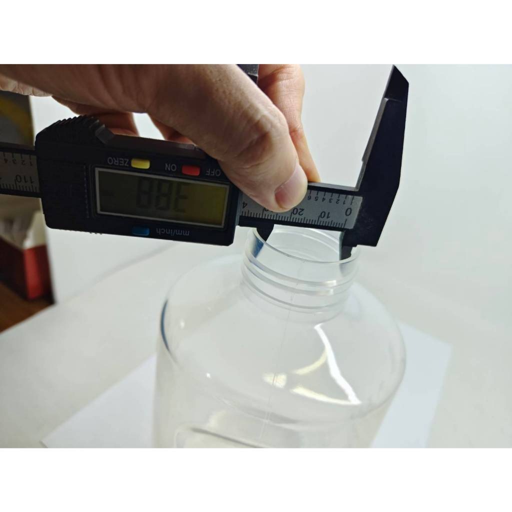 JOANLAB Botol Polystyrene Polistirena 1 Liter Bening Berskala