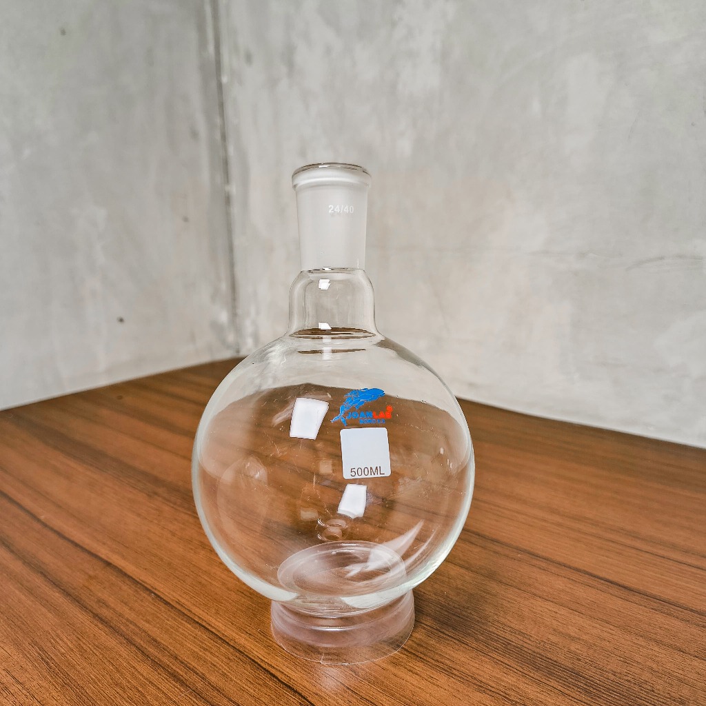 JOANLAB Labu Didih Boiling Flask Round Bottom Single Neck 24/40 250 ml