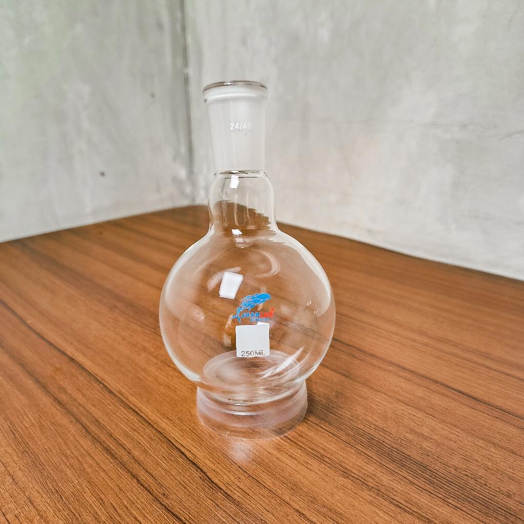 JOANLAB Labu Didih Boiling Flask Round Bottom Single Neck 24/40 1000 ml