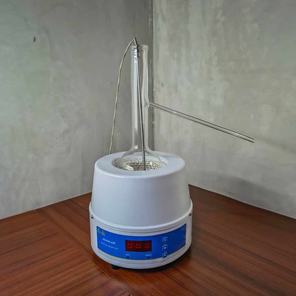 JOANLAB Labu Distilasi Distillation Flask Boro 3.3 Bening 500 ml