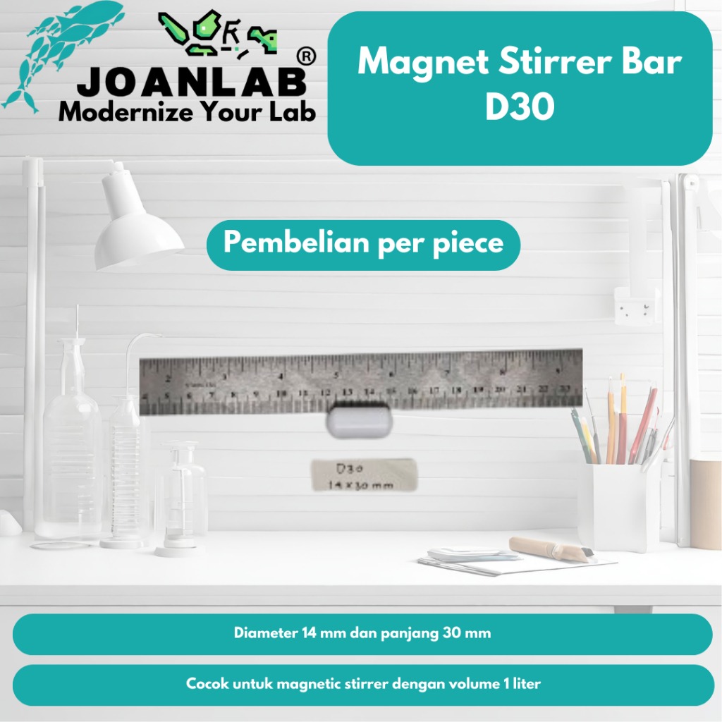 JOANLAB Magnet Stir Bar Pengaduk Magnet D60 Panjang 60 mm