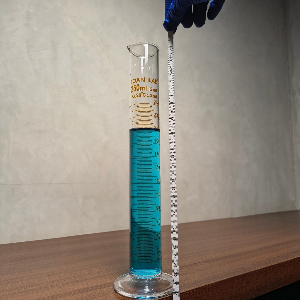 JOANLAB Measuring Cylinder Gelas Ukur Kimia Silinder Boro 3.3 500 ml