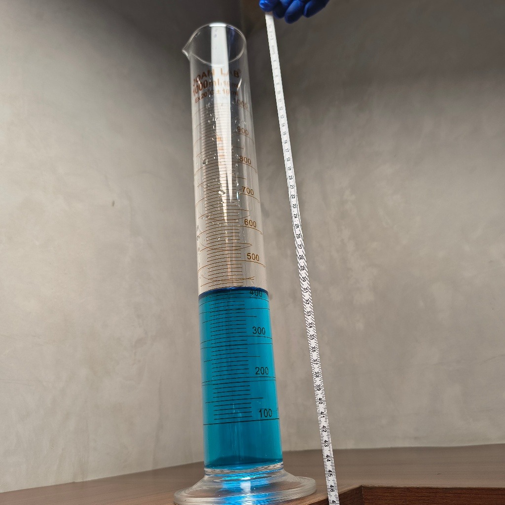 JOANLAB Measuring Cylinder Gelas Ukur Kimia Silinder Boro 3.3 1000 ml