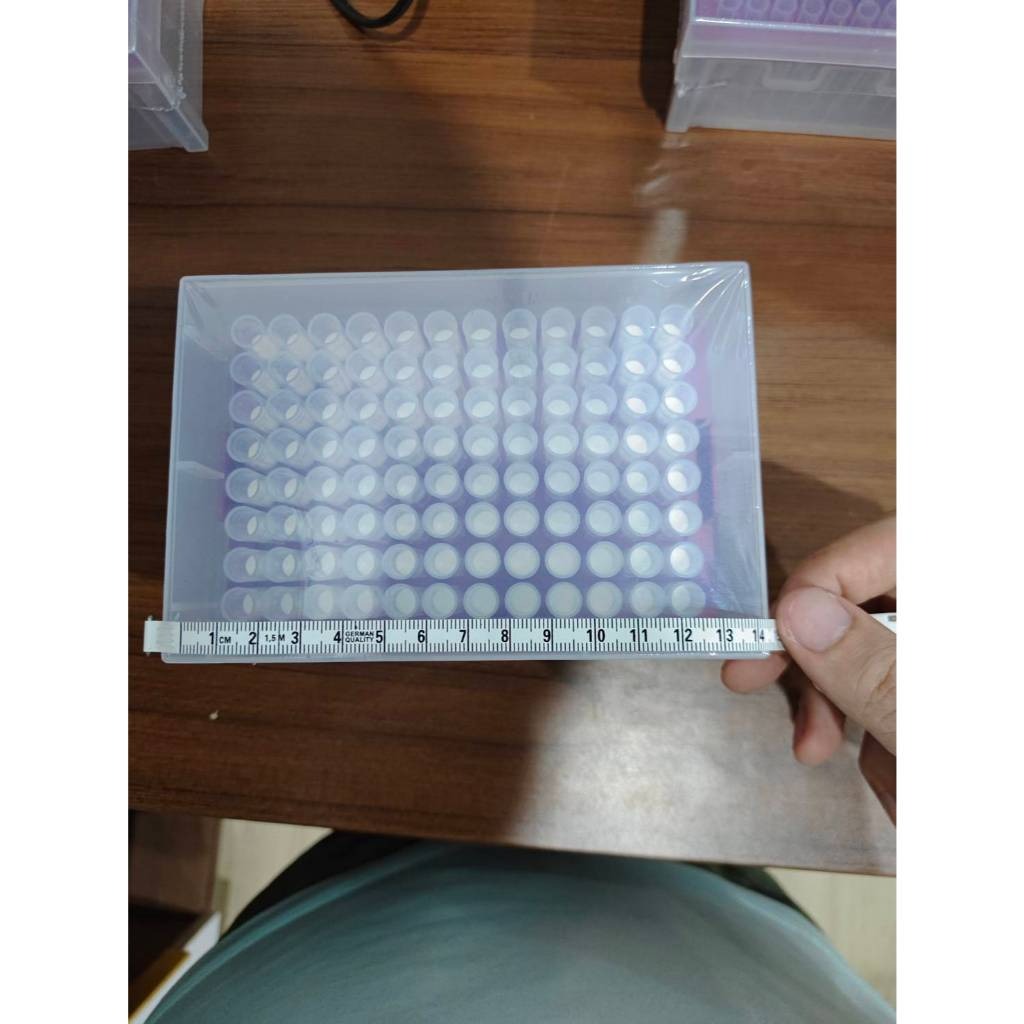 JOANLAB Rak Pipet Tip Micropipette 20 mikroliter isi 96 Pcs