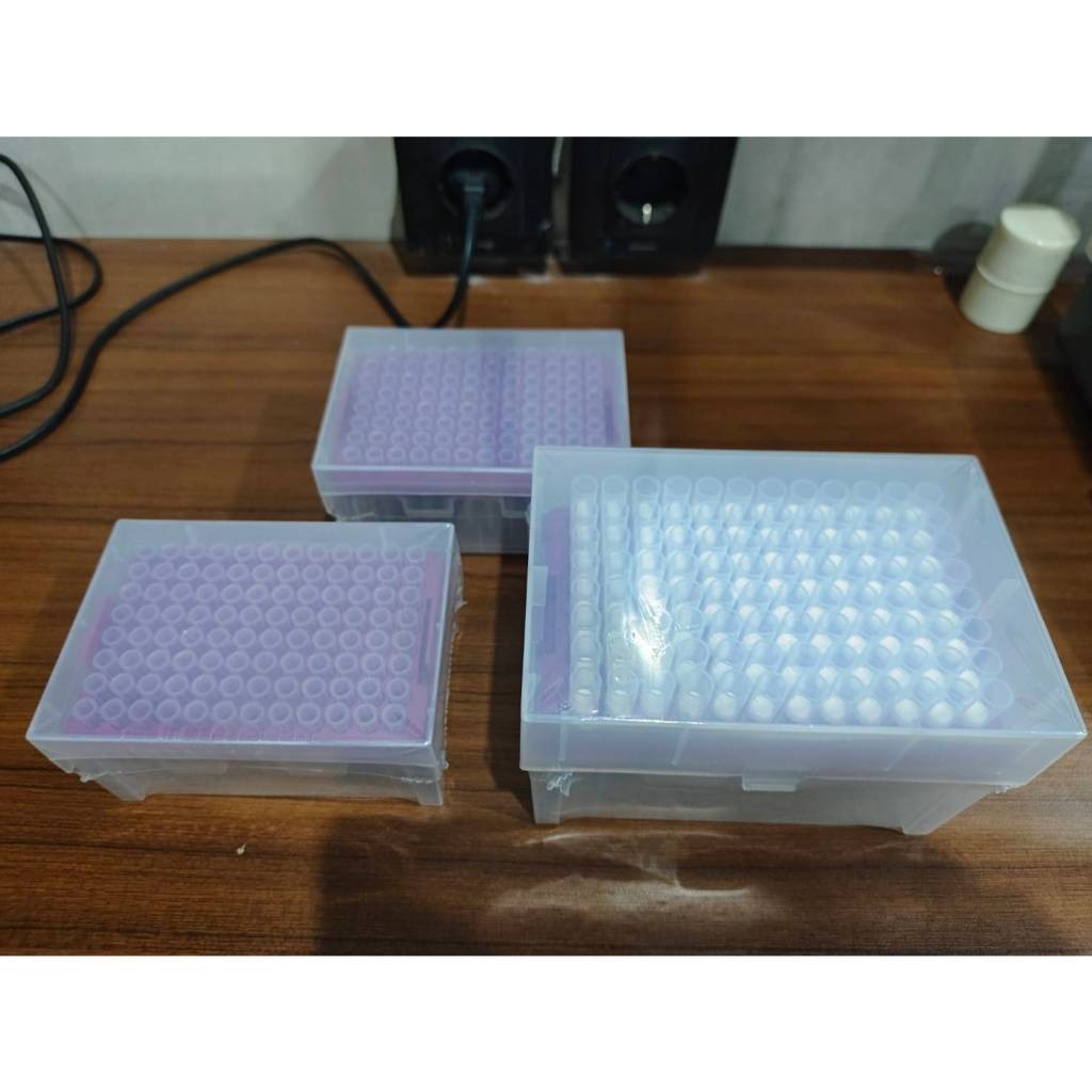JOANLAB Rak Pipet Tip Micropipette 1000 mikroliter isi 96 Pcs