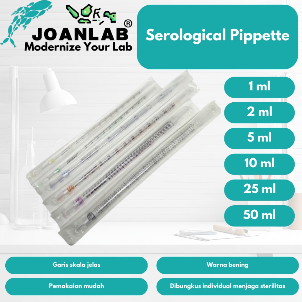 JOANLAB Serological Pipette Pipet Serologis 10 ml