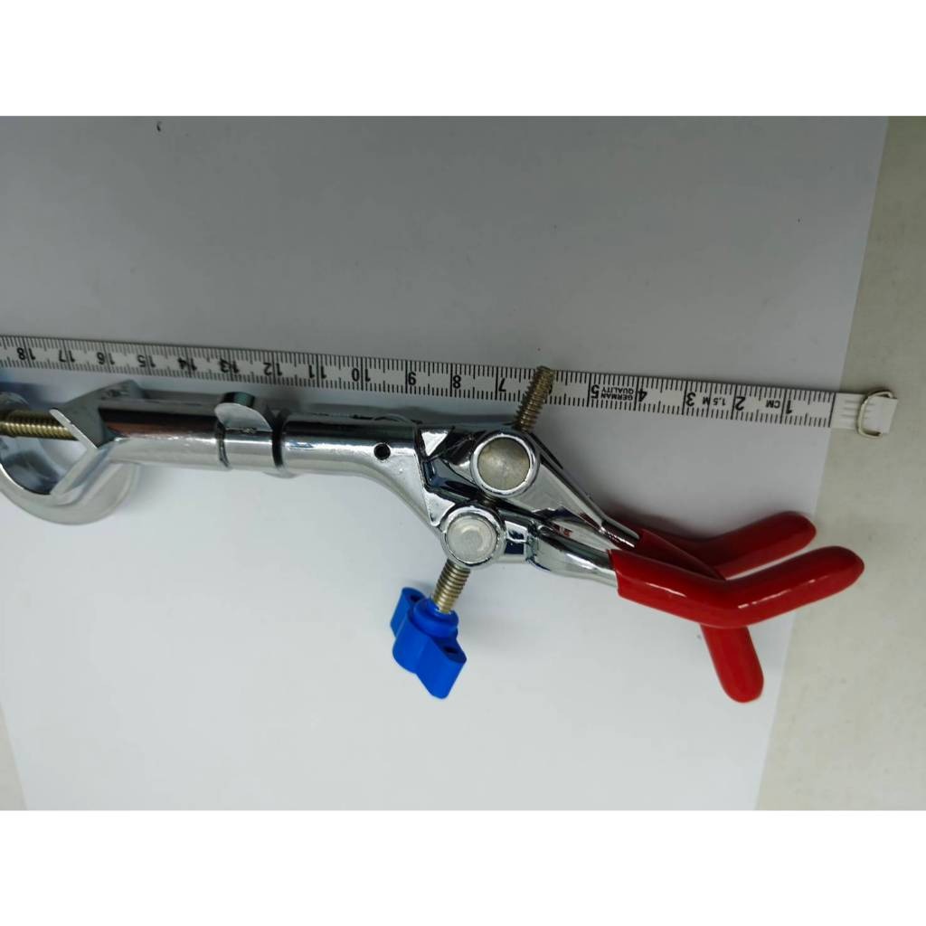 JOANLAB Three Prong Clamp Klem Tiga Jari Bukaan 25 mm Ukuran Kecil