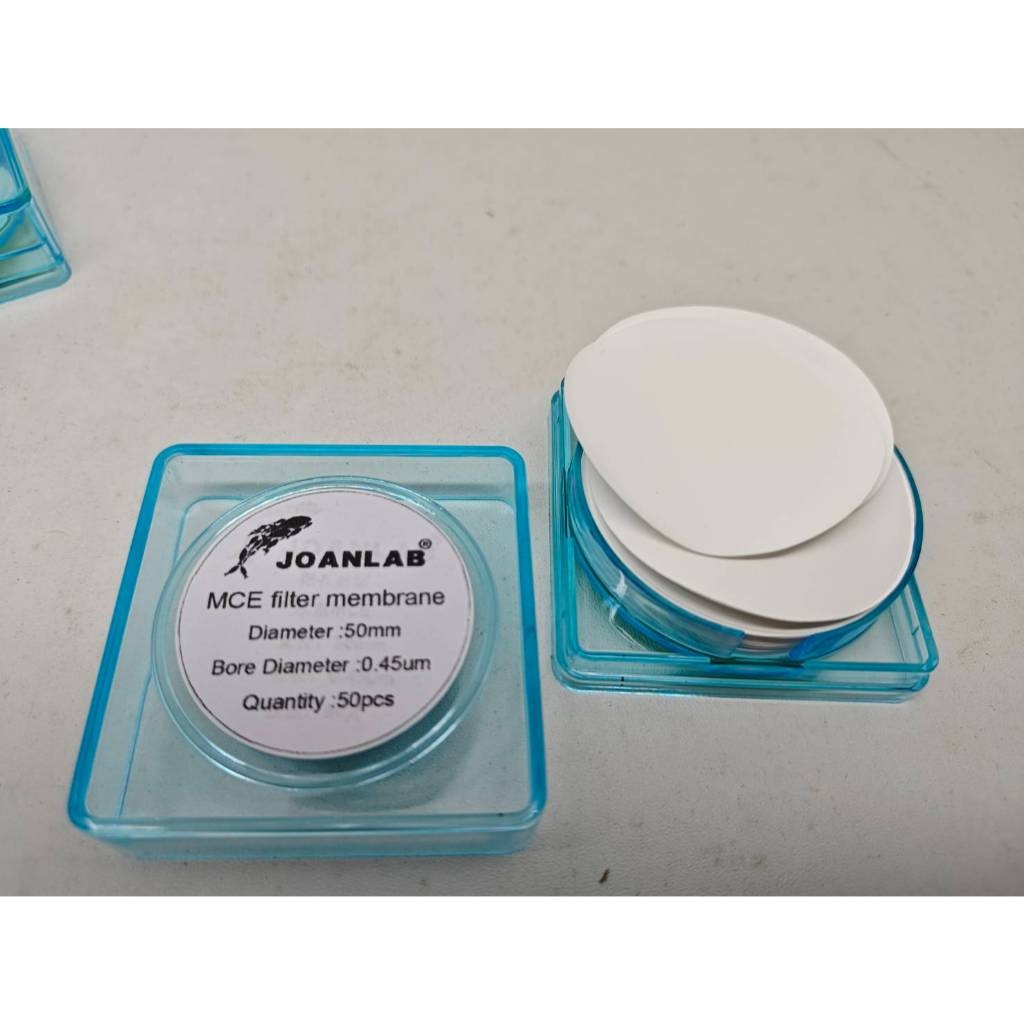 JOANLAB Filter Membrane MCE Diameter 50 mm Pore 0.22 mikrometer isi 50 Lembar