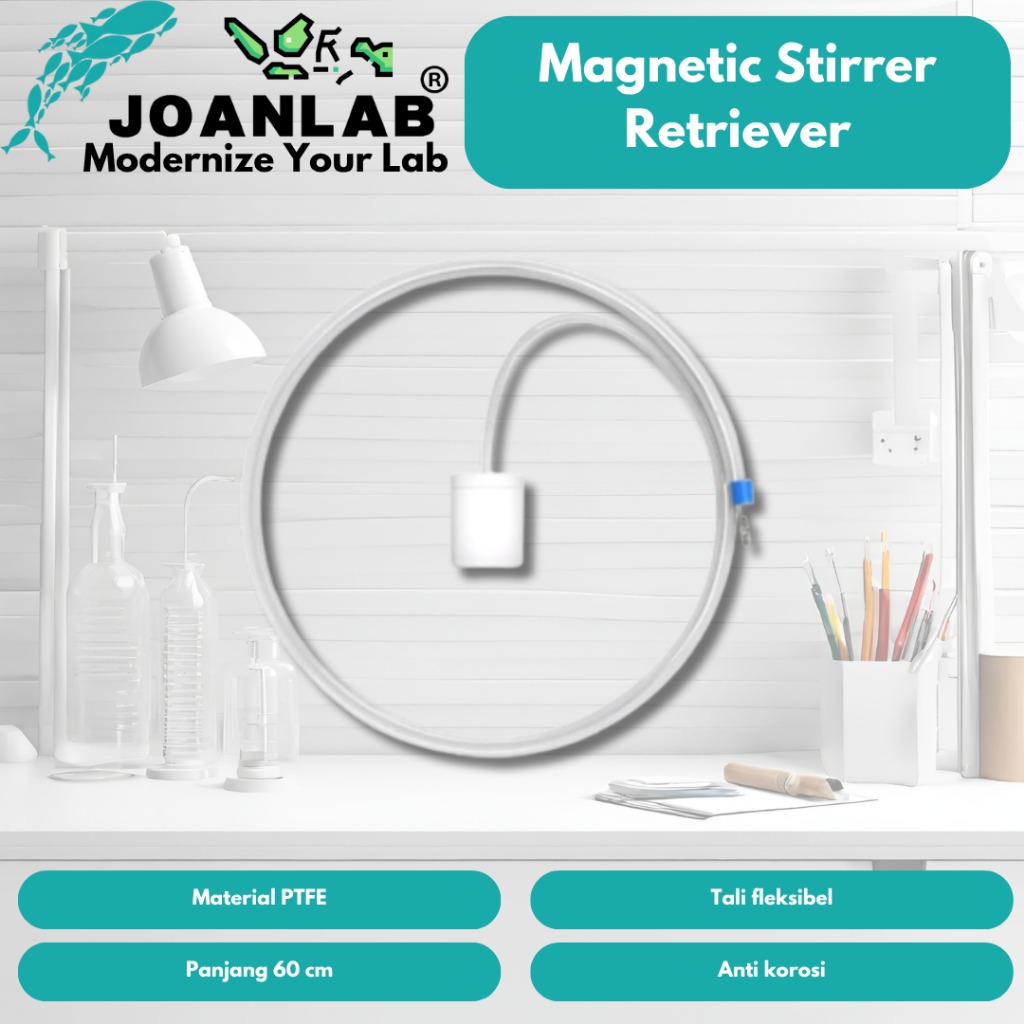 JOANLAB Magnetic Stir Bar Retriever Penarik Pengaduk Magnet 60 cm