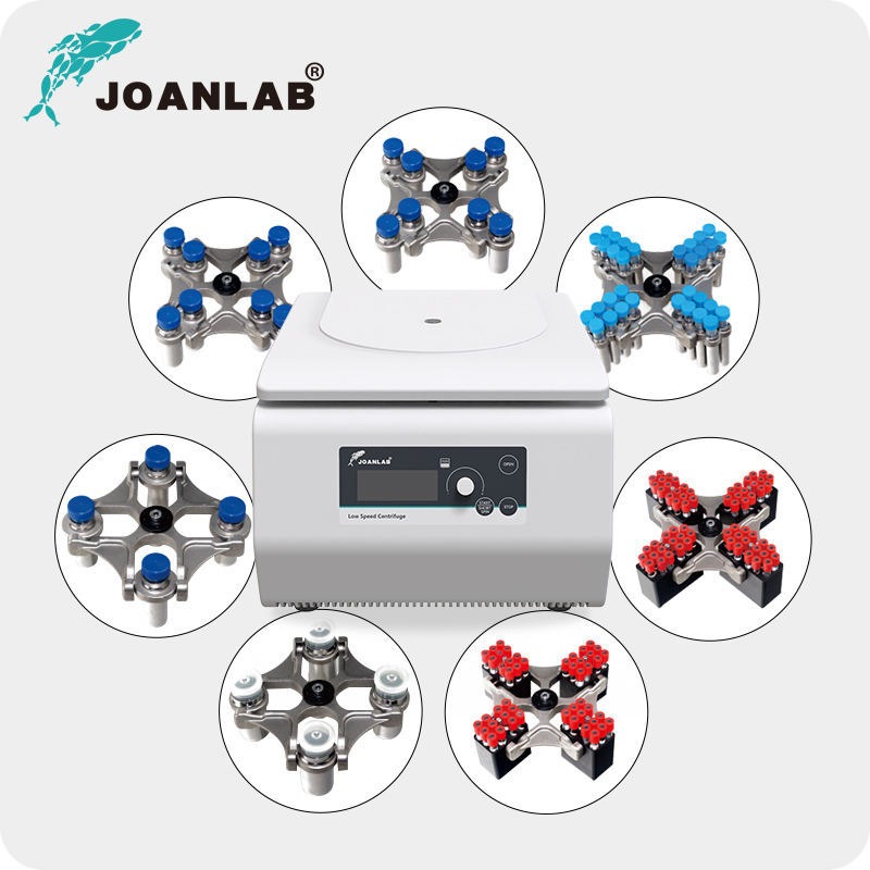 JOANLAB Low Speed Table Top Centrifuge Swing Rotor 5000 RPM LC500-H Rotor 3-A